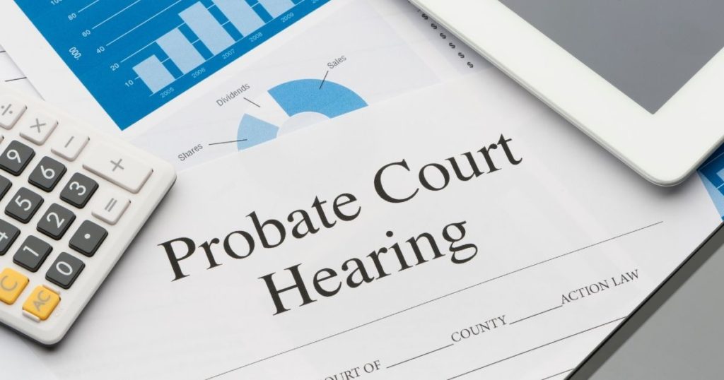 Probate Court Hearing Document